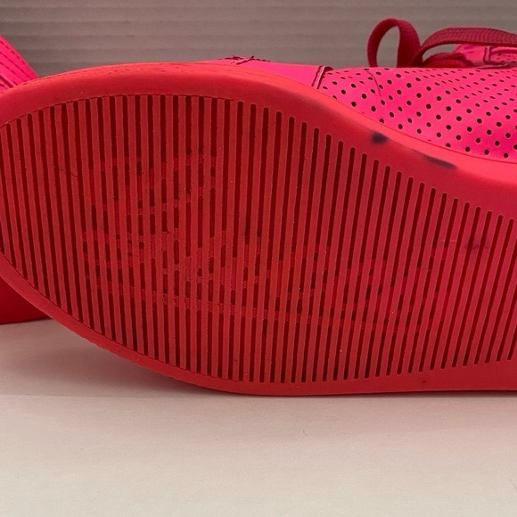 Gucci Mens Leather High Top Coda Hot Pink Sneakers GG on Tongue Size EU 38 US 8 - Picture 11 of 16